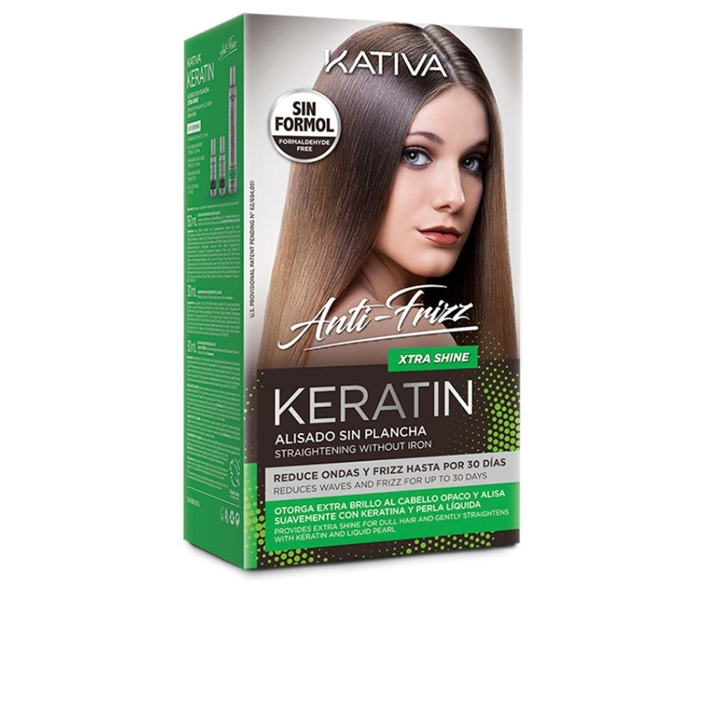 KATIVA KERATIN ANTI-FRIZZ Brazilian straightening without iron extra shine 30 days 3 u