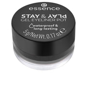 ESSENCE STAY & PLAY Gel Eyeliner Jar #01-Black 5g