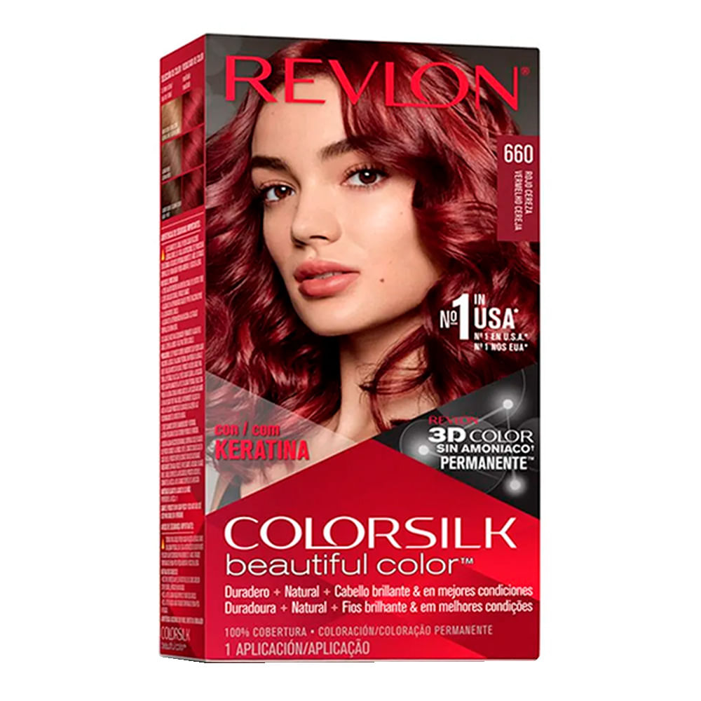 REVLON MASS MARKET COLORSILK dye #66-cherry red 1 u