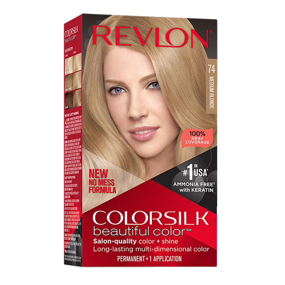 REVLON MASS MARKET COLORSILK tinte #74-rubio medio 1 u