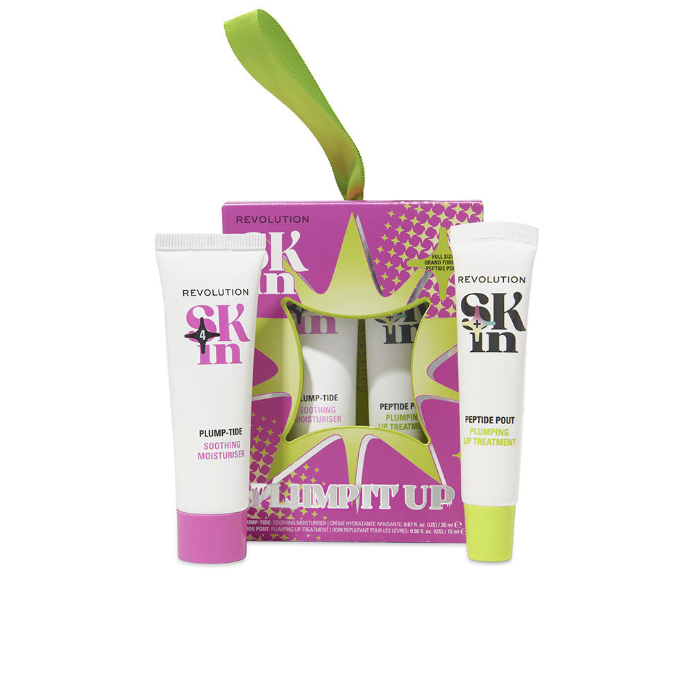 REVOLUTION SKINCARE PLUMP IT UP MOISTURIZING CREAM 2-piece set