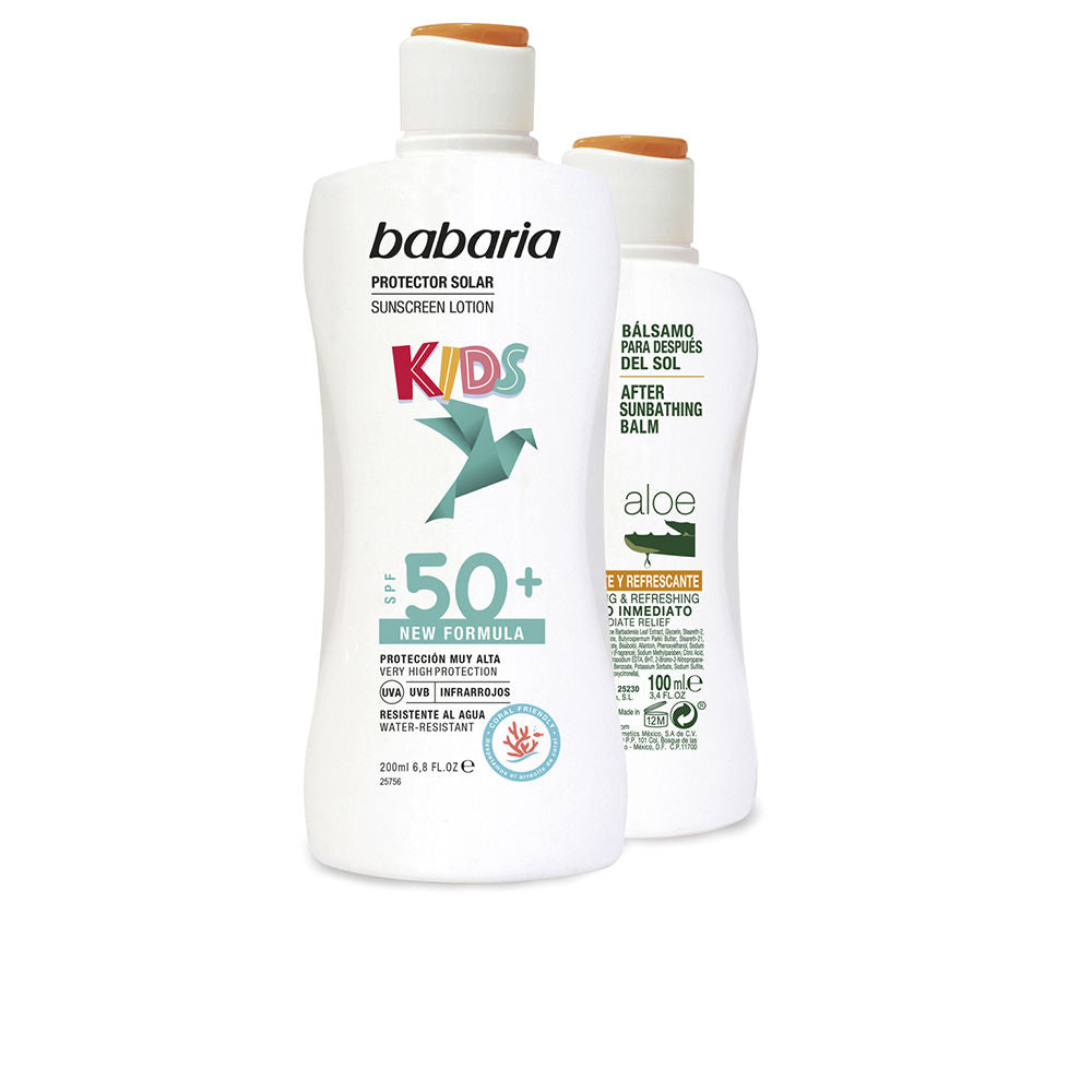 BABARIA SOLAR INFANTIL SPF50+ MILK LOT 2 pz