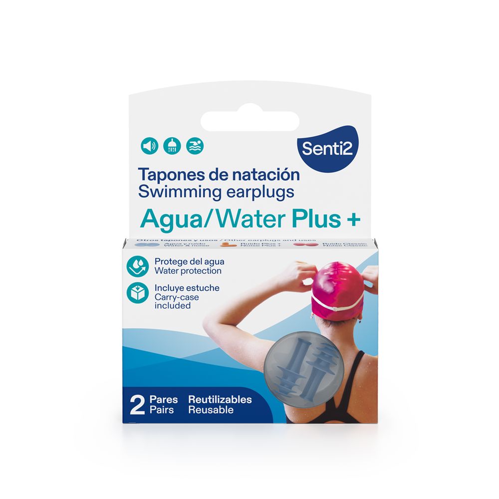 SENTI2 AGUA PLUS+ swimming plugs 2 units