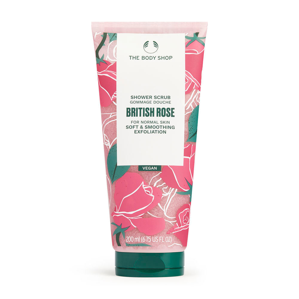 THE BODY SHOP BRITISH ROSE shower scrub 200 ml