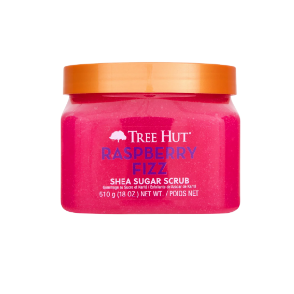 TREE HUT Sugar scrub raspberry soda 510g