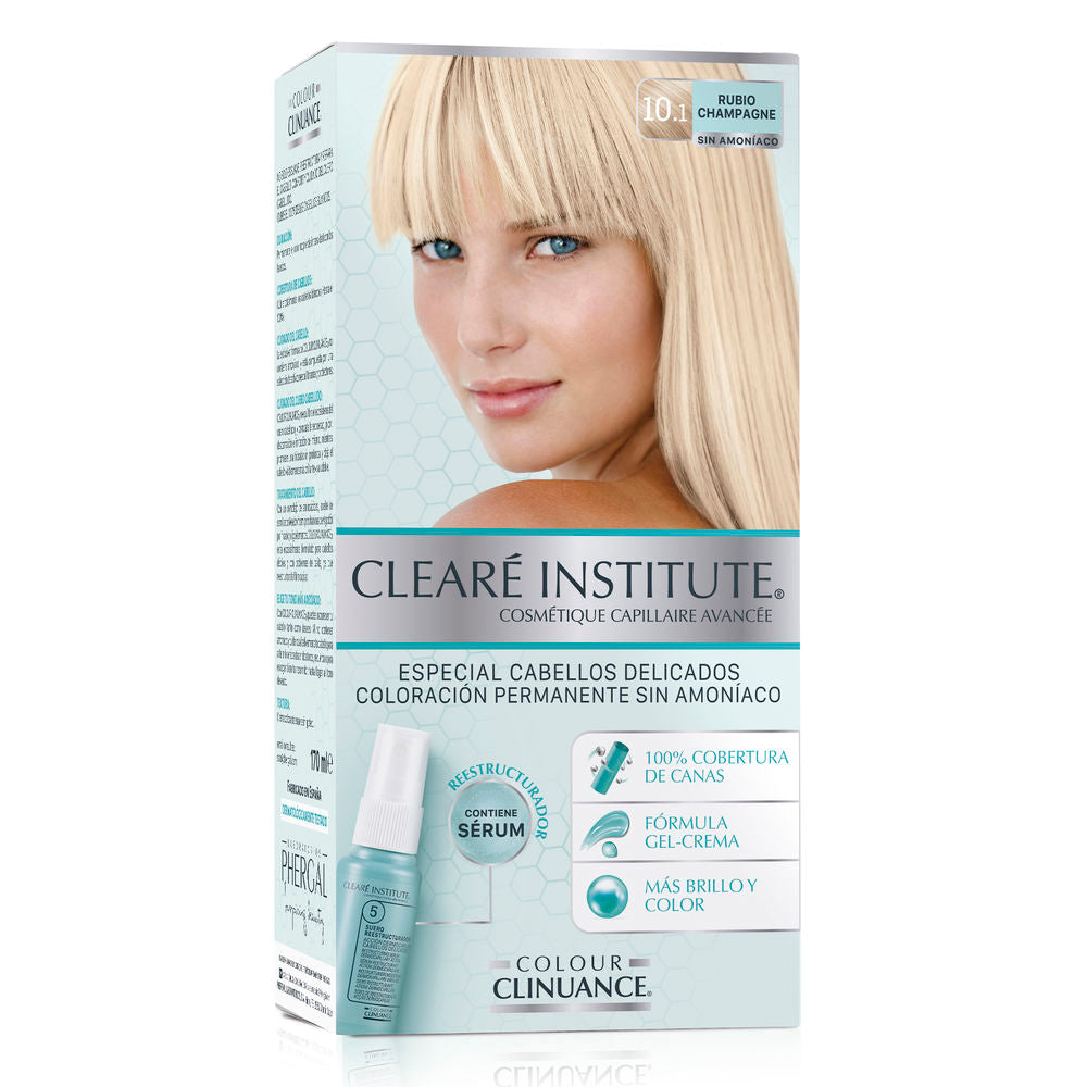 CLEARÉ INSTITUTE COLOUR CLINUANCE delicate hair #10.1-champagne blonde 1 unit