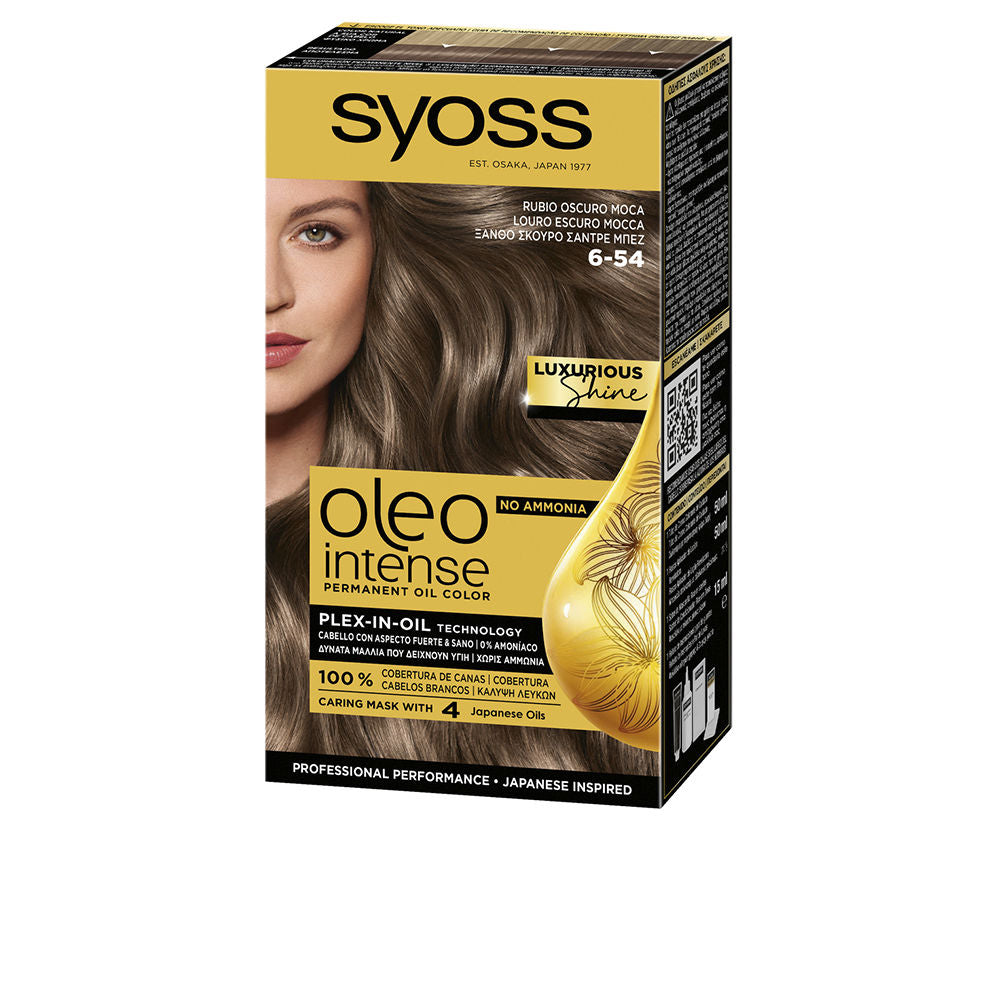 SYOSS OLEO INTENSE ammonia-free dye #6-54 mocha brown 5 units