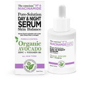 THE CONSCIOUS™ NIACINAMIDE pore-solution day & night serum organic avocado 30 ml