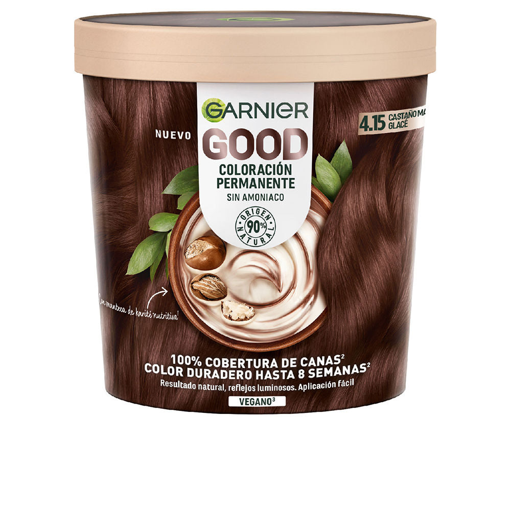 GARNIER GOOD permanent color #4.15 icy chestnut 217 ml