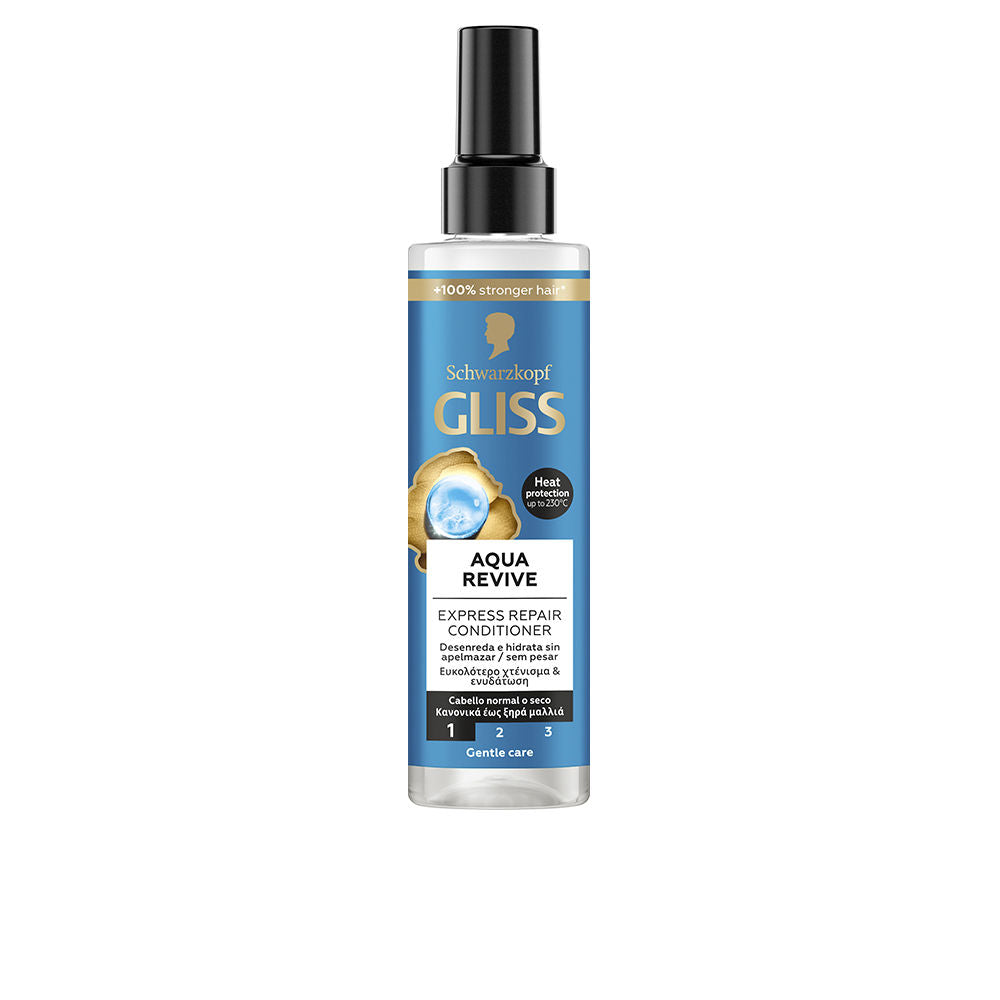 SCHWARZKOPF MASS MARKET GLISS AQUA REVIVE conditioner spray 200 ml