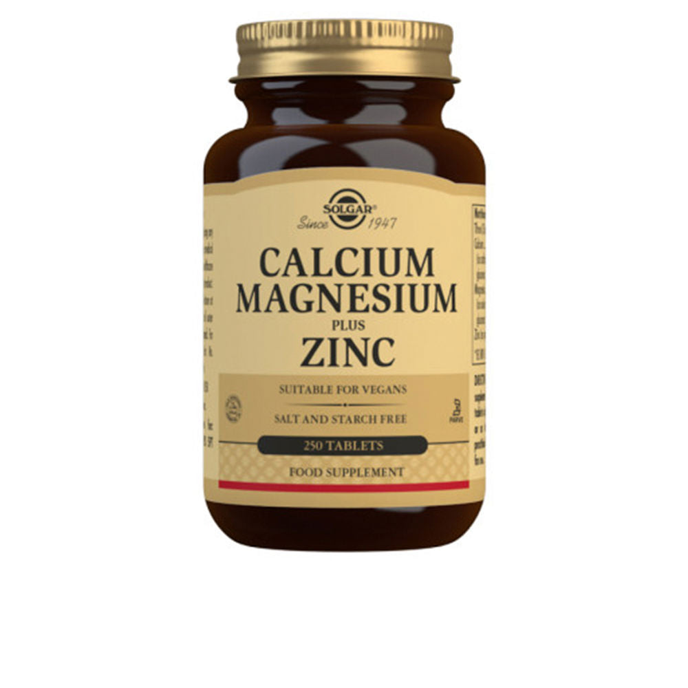 SOLGAR CALCIO MAGNESIO +ZINC 250 comprimidos