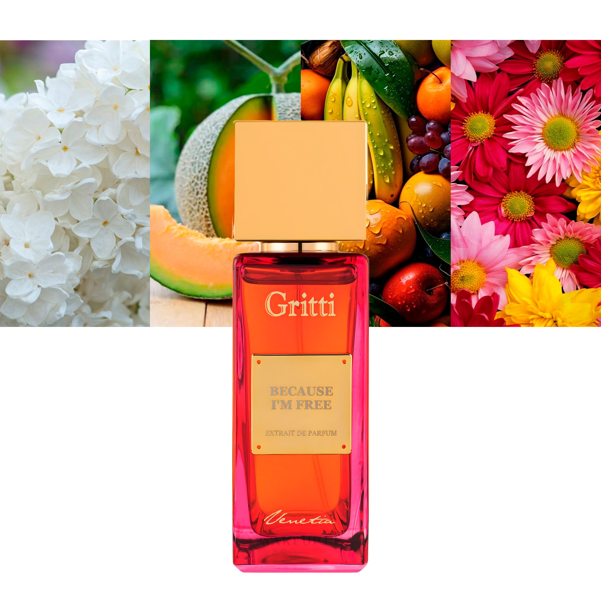 GRITTI BECAUSE I'M FREE EXTRAIT DE PARFUM edp vapo 100 ml