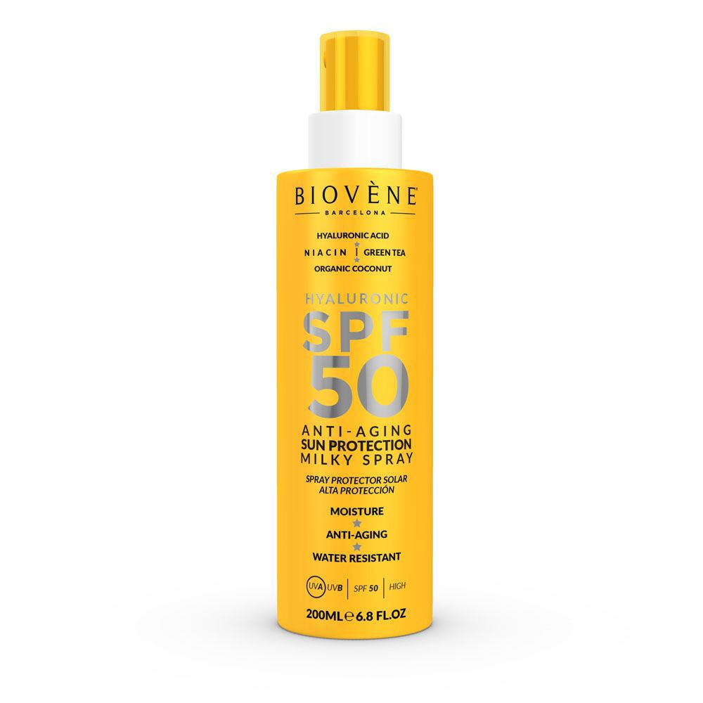 BIOVÈNE HYALURONIC ANTI-AGING sun protection milk SPF50 200 ml