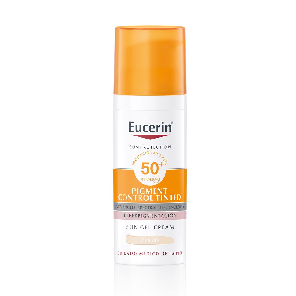 EUCERIN SUN PROTECTION pigment control gel-cream color SPF50+ #light 50 ml