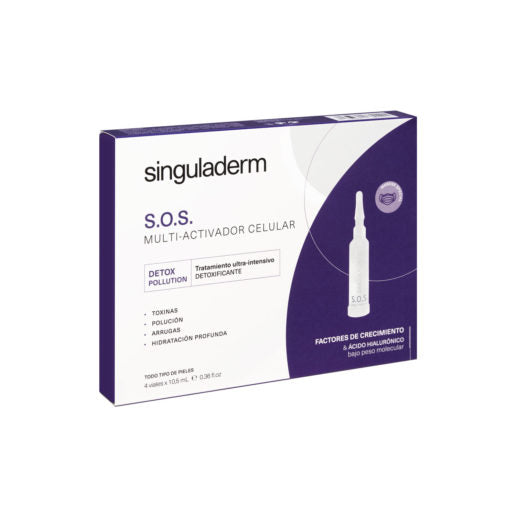 PRIMADERM SINGULADERM S.O.S. detox-polution 4 x 10,5 ml