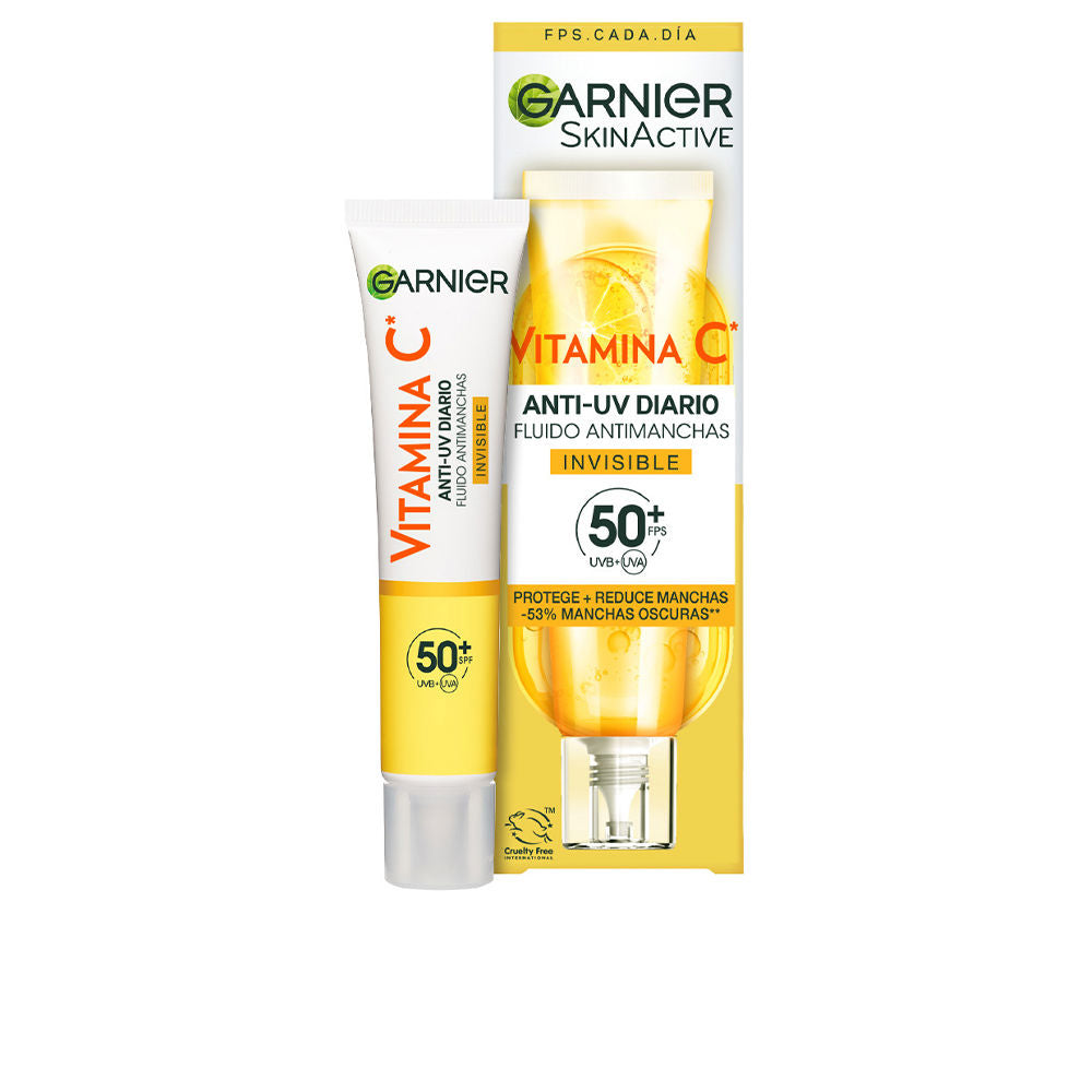 GARNIER VITAMIN C anti-spot fluid SPF50+ #invisible 40 ml