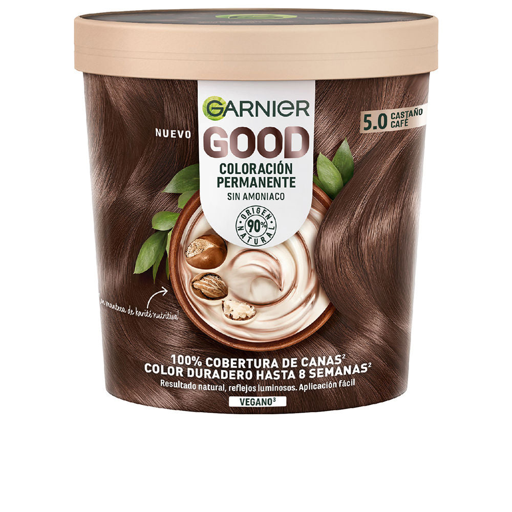 GARNIER GOOD permanent color #5.0 brown coffee 217 ml