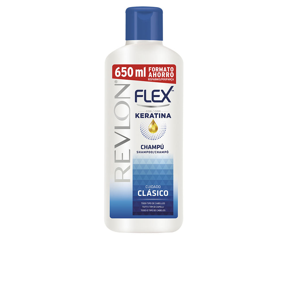 REVLON MASS MARKET FLEX KERATIN classic care shampoo 650 ml