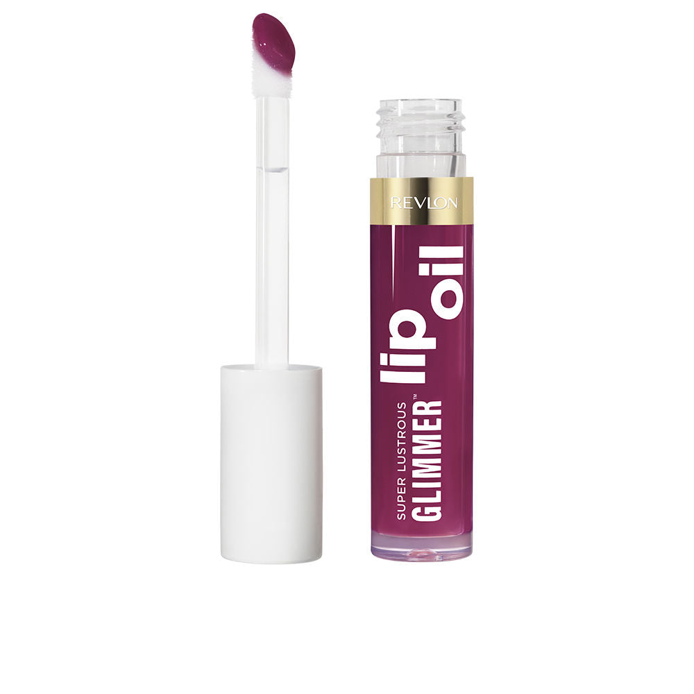REVLON MASS MARKET SUPER LUSTROUS GLIMMER lip oil #06-Plum Pop 3.8 ml