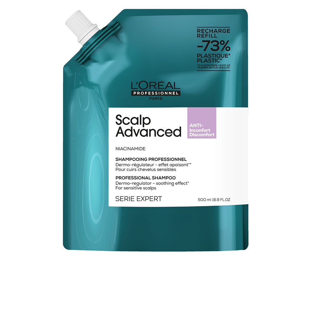 L'ORÉAL PROFESSIONNEL PARIS SCALP ADVANCED sensitive scalp shampoo refill 500 ml