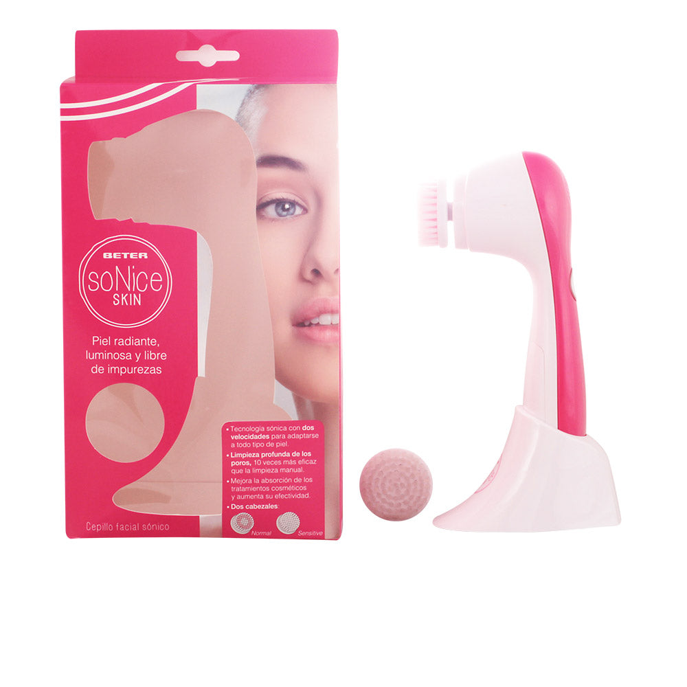 BETER SONIC FACIAL BRUSH SO NICE SKIN +2 HEADS 3 pcs