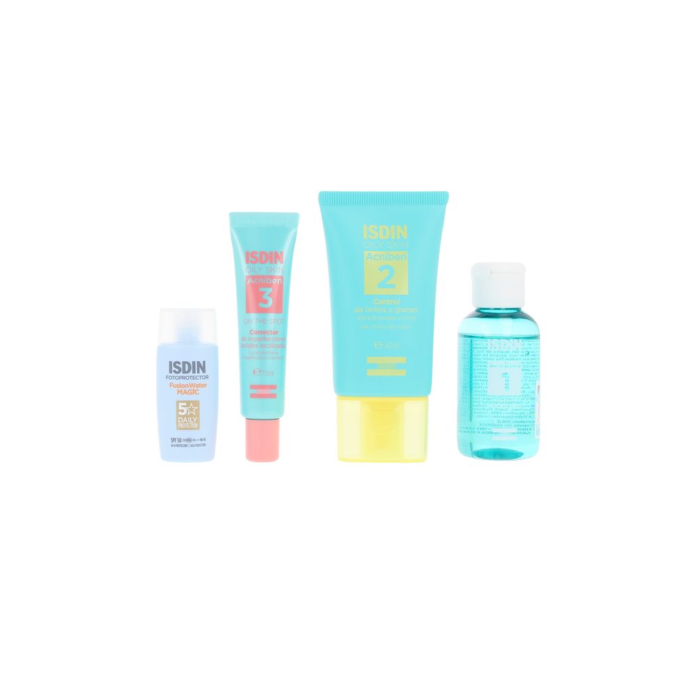 ISDIN ACNIBEN SHINE AND BLEMISH CONTROL 4-PIECE CASE