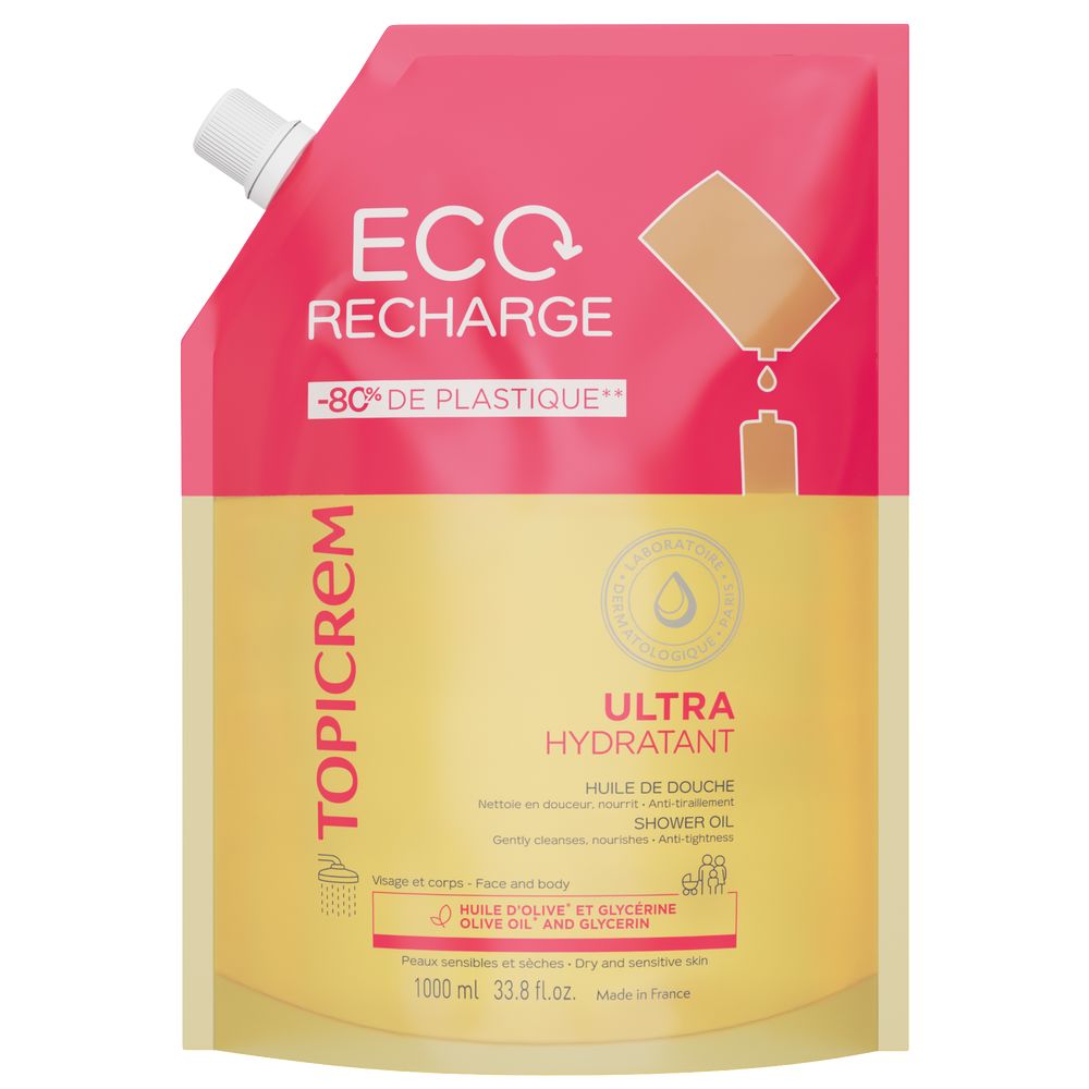 TOPICREM UH shower oil refill 1000 ml