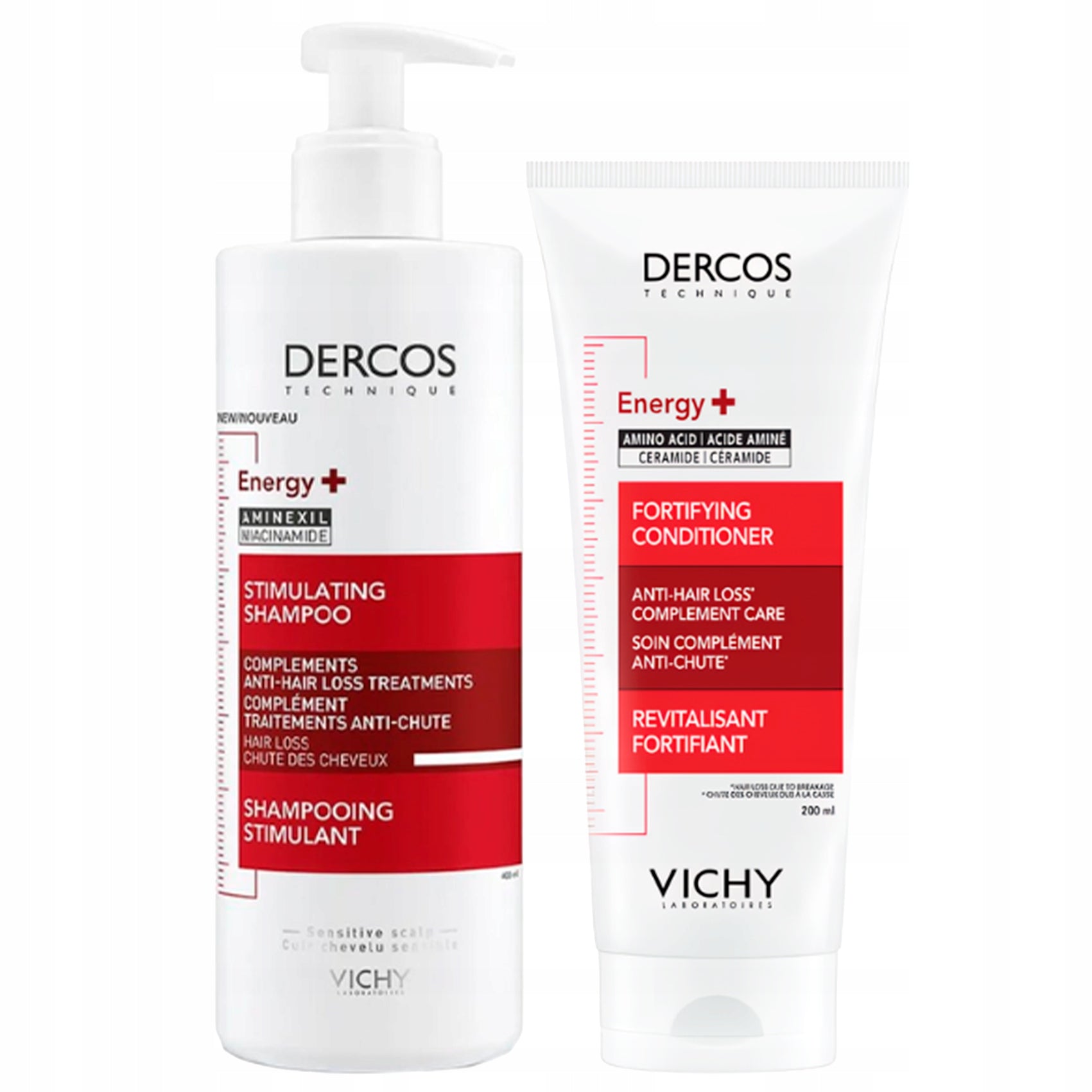 VICHY DERCOS ENERGY+ stimulating shampoo 400 ml