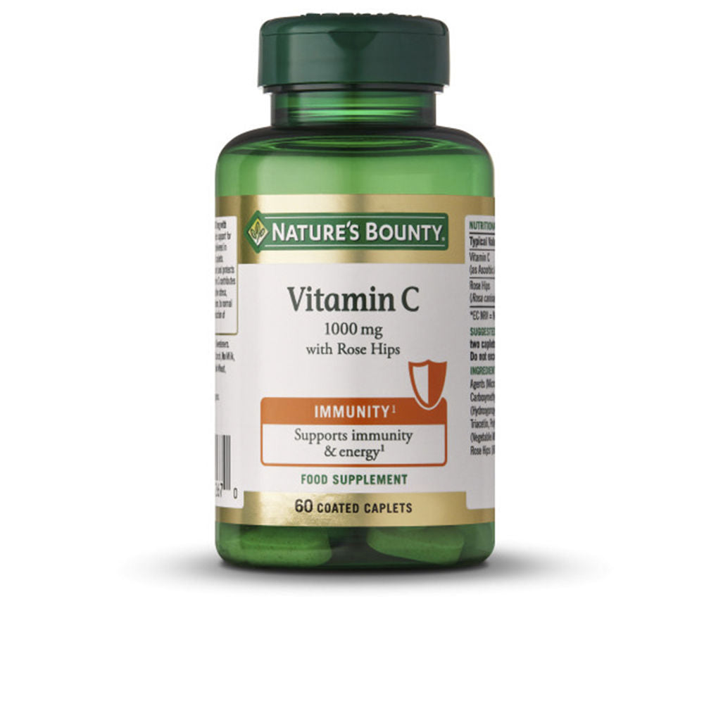 NATURE'S BOUNTY VITAMIN C 1000 mg with rosehip coated capsules 60 units