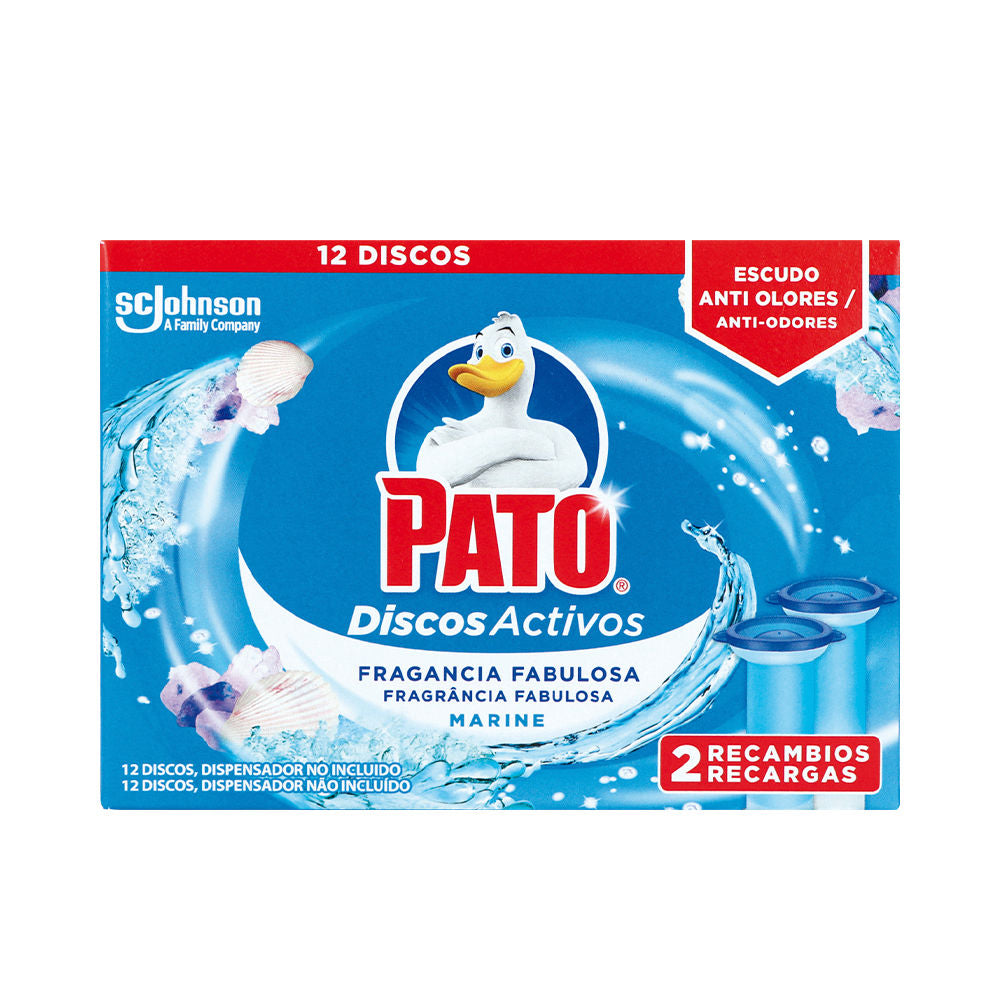 PATO DUCK WC ACTIVE DISCS x 2 spare parts #marine freshness 12 u