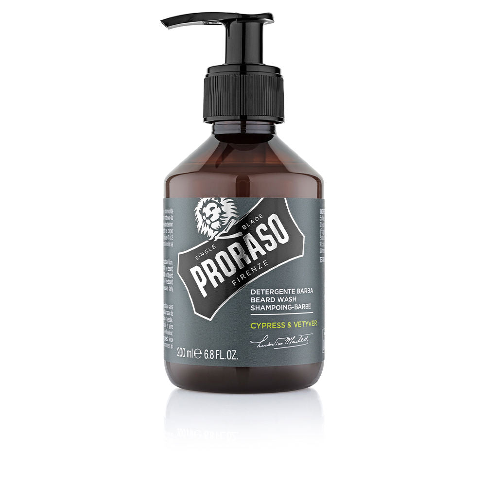 PRORASO CYPRESS & VETYVER champú para barba 200 ml