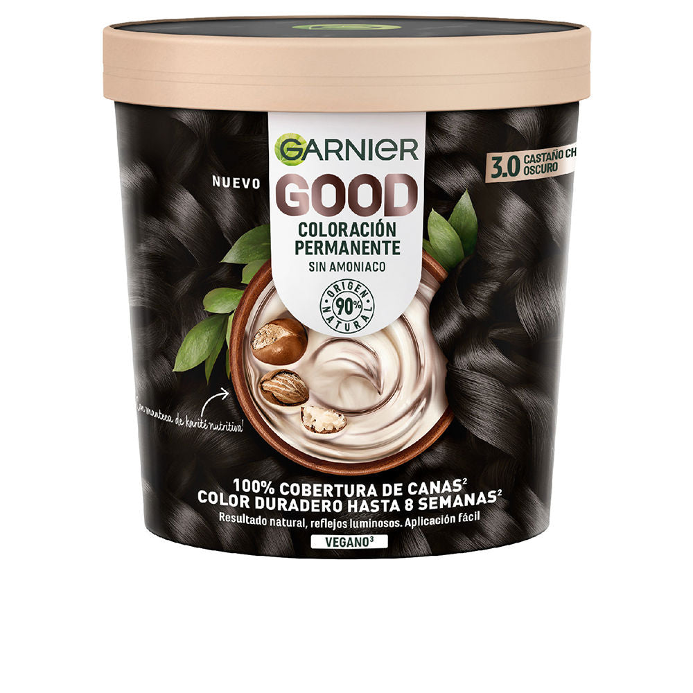 GARNIER GOOD permanent color #3.0 dark brown 217 ml