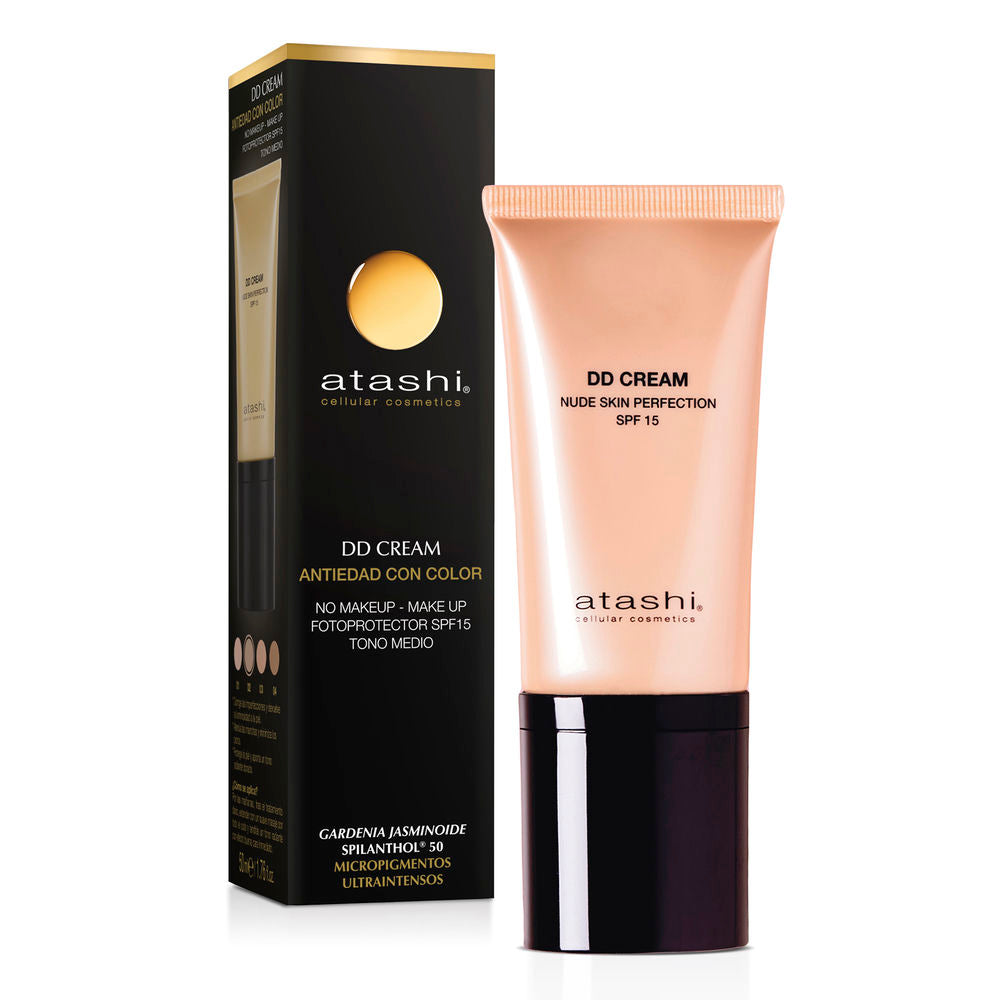 ATASHI DD CREAM natural skin perfection SPF 15 #Medium 50 ml