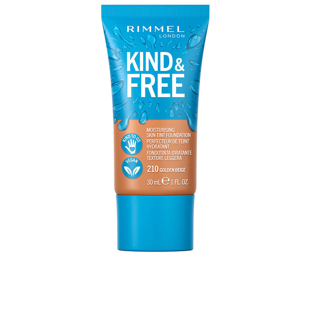 RIMMEL LONDON KIND & FREE skin tint foundation #210-golden beige