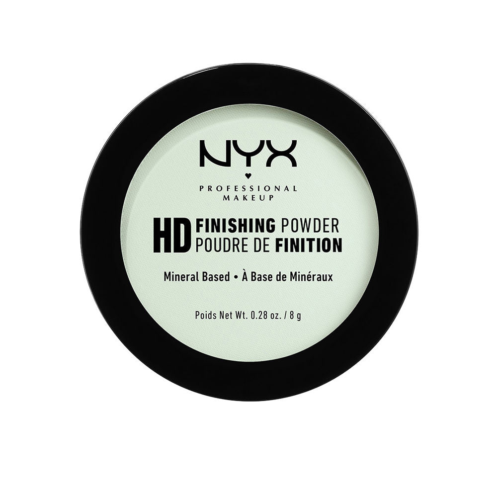 NYX PROFESSIONAL MAKE UP HD FINISHING POWDER mineral based #mint green