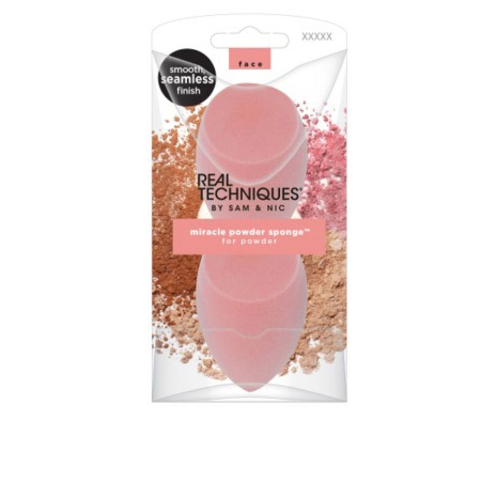 REAL TECHNIQUES MIRACLE POWDER sponge pack 2 u