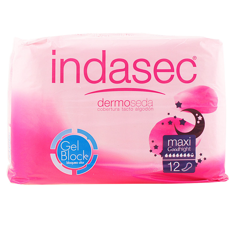 INDASEC DERMOSEDA GOOD NIGHT maxi incontinence pads 12 units