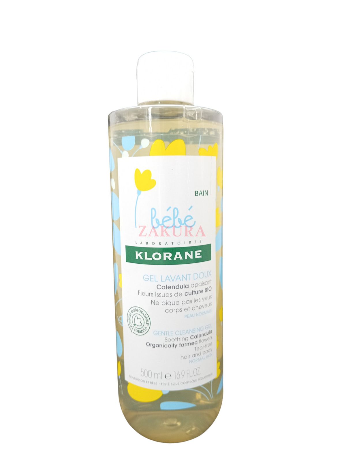 KLORANE BÉBÉ gentle cleansing gel for hair and body 500 ml