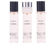 CHANEL BLEU eau de toilette spray refill 3 x 20 ml
