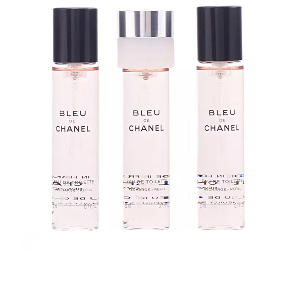 CHANEL BLEU eau de toilette spray refill 3 x 20 ml