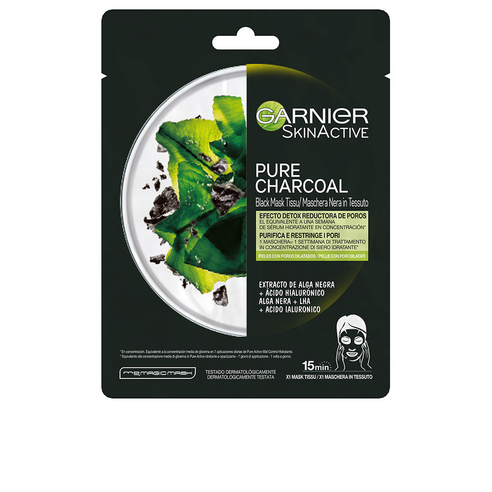 GARNIER SKINACTIVE Pure Charcoal Black Detox Mask with Pore-Reducing Effect 28g