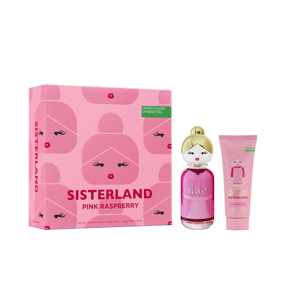 BENETTON SISTERLAND PINK RASPBERRY CASE 2 pcs