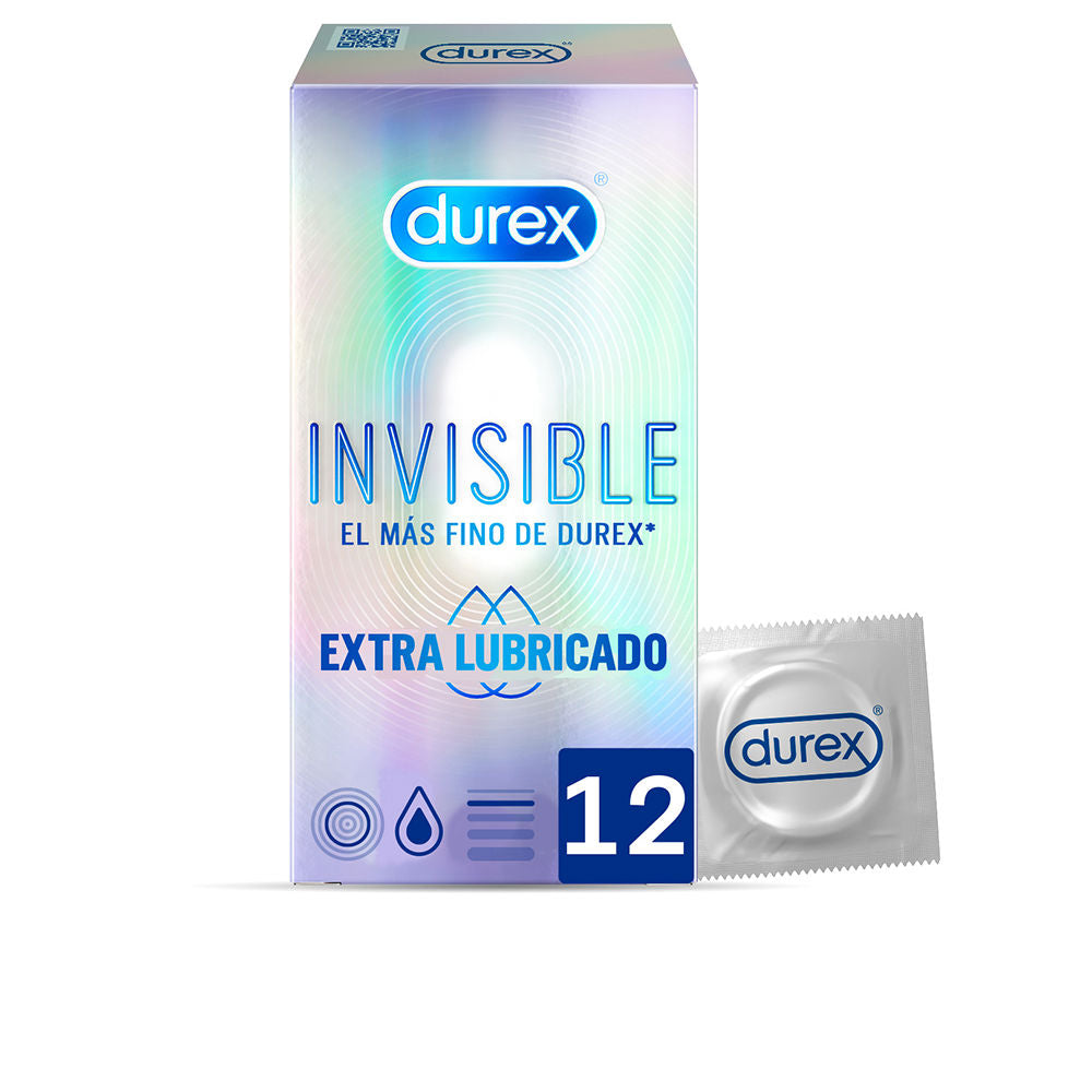 DUREX INVISIBLE extra lubricated condoms 12 u