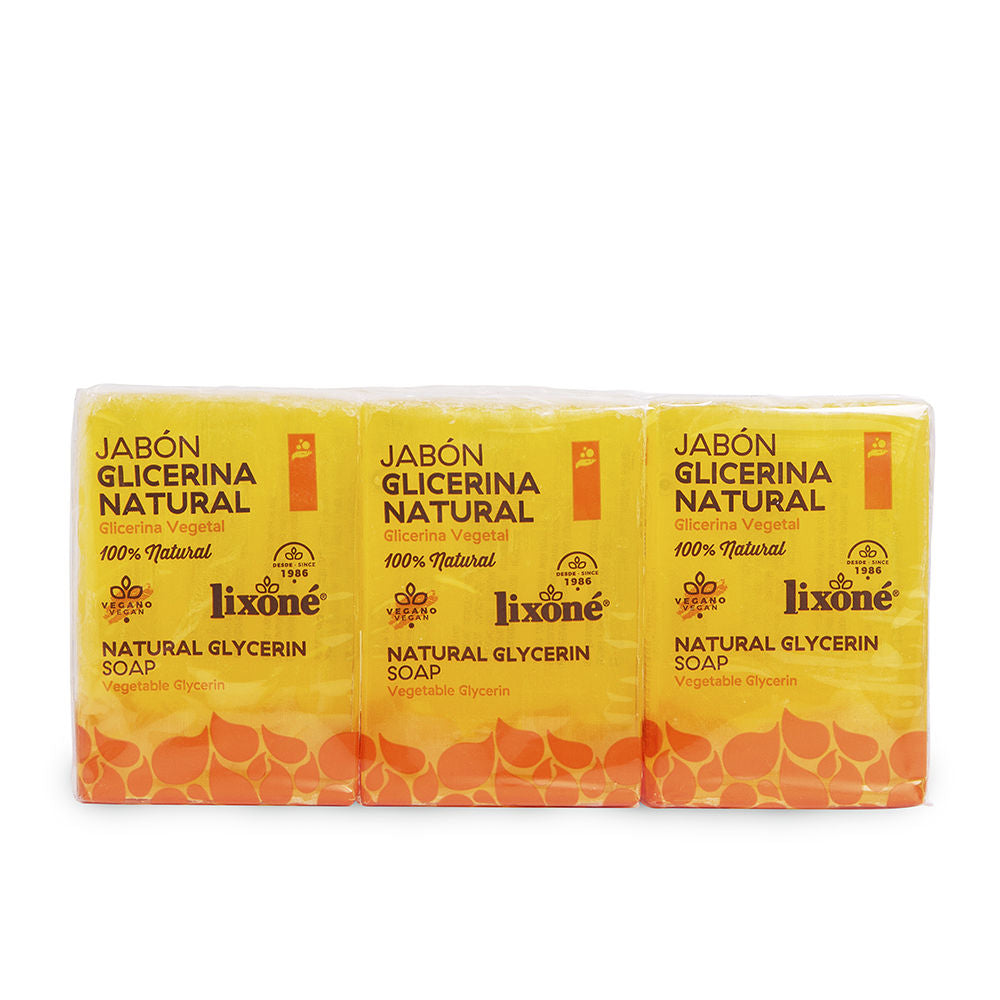 LIXONE NATURAL GLYCERIN soap sensitive skin 3 x 125 gr