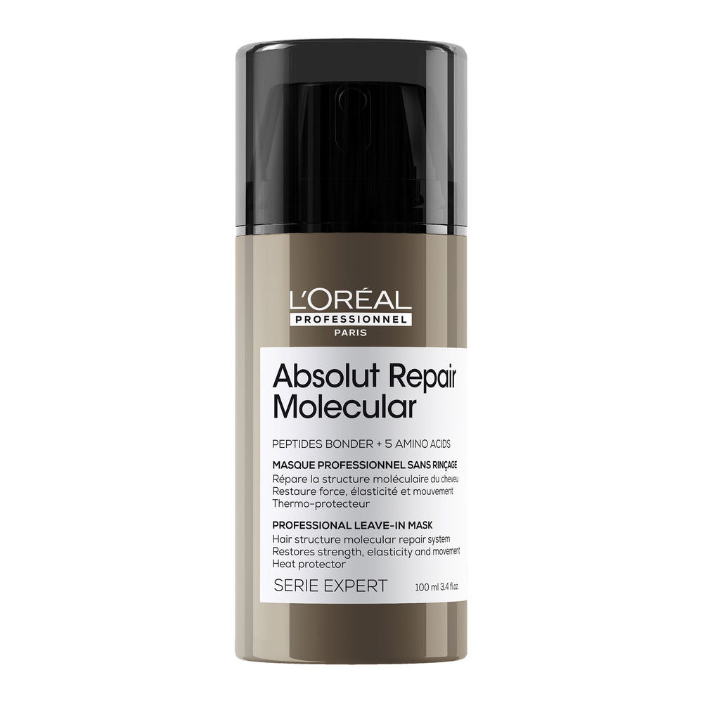 L'ORÉAL PROFESSIONNEL PARIS ABSOLUT REPAIR MOLECULAR professional repairing leave-in mask for damaged hair 100 ml