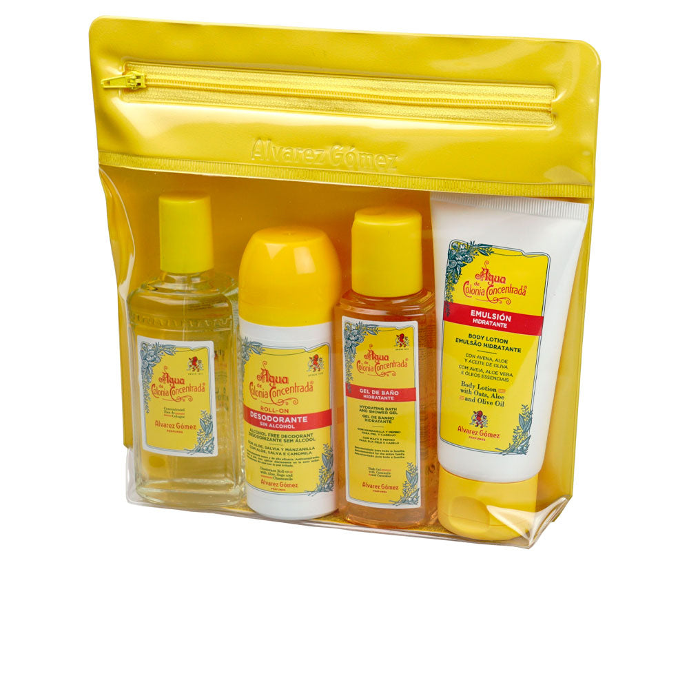ALVAREZ GOMEZ AGUA DE COLONIA CONCENTRADA NECESER VIAJE 5 pz