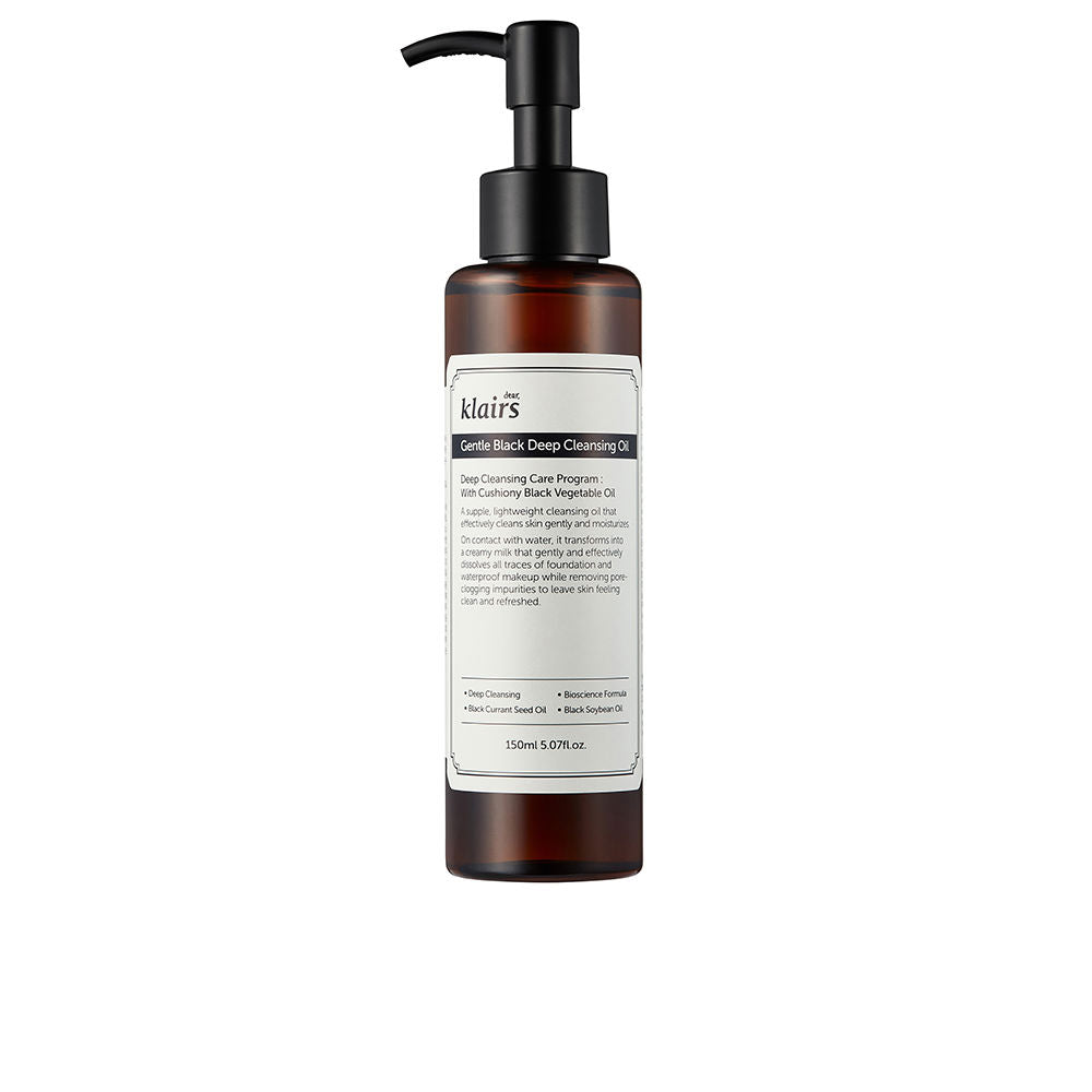 KLAIRS GENTLE BLACK deep cleansing oil 150 ml
