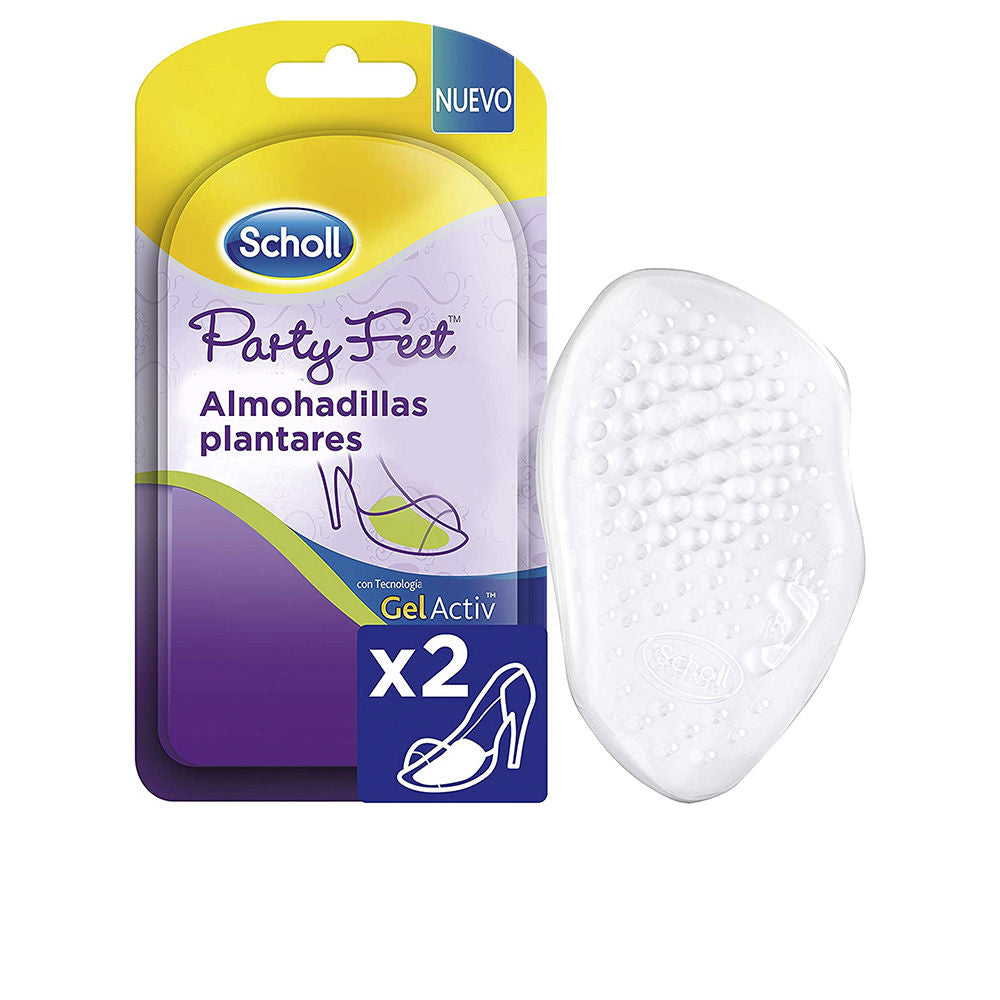 SCHOLL PARTY FEET activ gel plantar pads 1 u