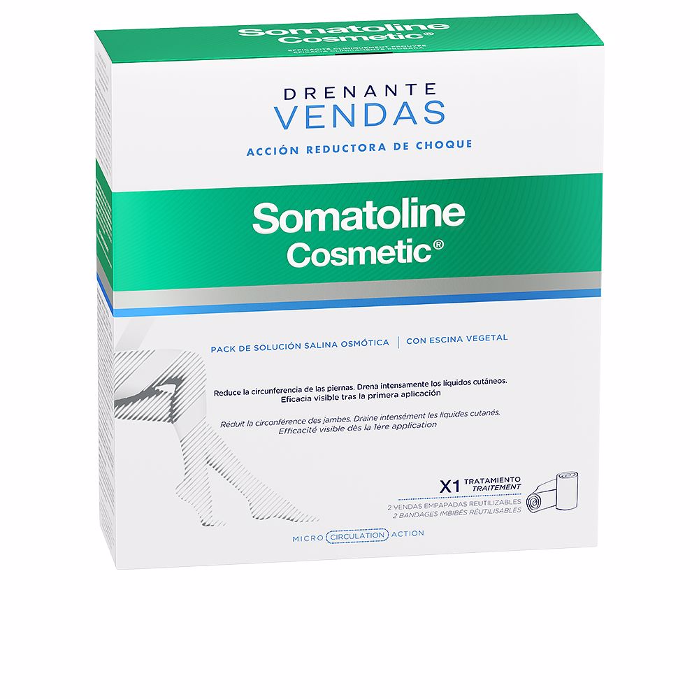 SOMATOLINE COSMETIC DRAINING BANDAGES COMPLETE KIT shock reducing action 1 unit