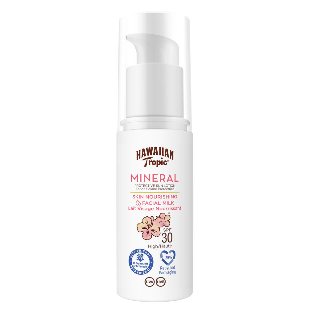 HAWAIIAN TROPIC MINERAL facial protective milk SPF30 50 ml